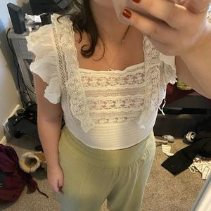 Boho Style Free People Crop Top